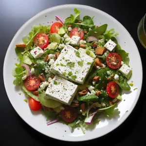 Gourmet Grilled Vegetable Salad with Olive Oil Dressing