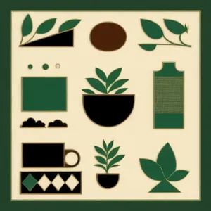 Black Design Symbol Icon Button Set