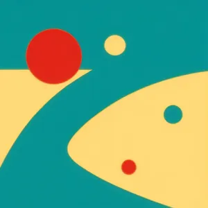 Colorful Polka Dot Graphic Art Design