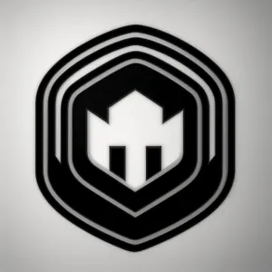 Shiny 3D Web Button Icon with Glossy Design