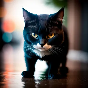 Playful Striped Kitty with Curious Eyes