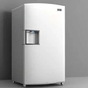 Modern White Refrigerator for Stylish Home Interiors.