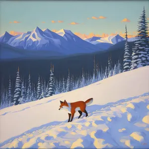 Winter Wonderland on Alpine Slopes