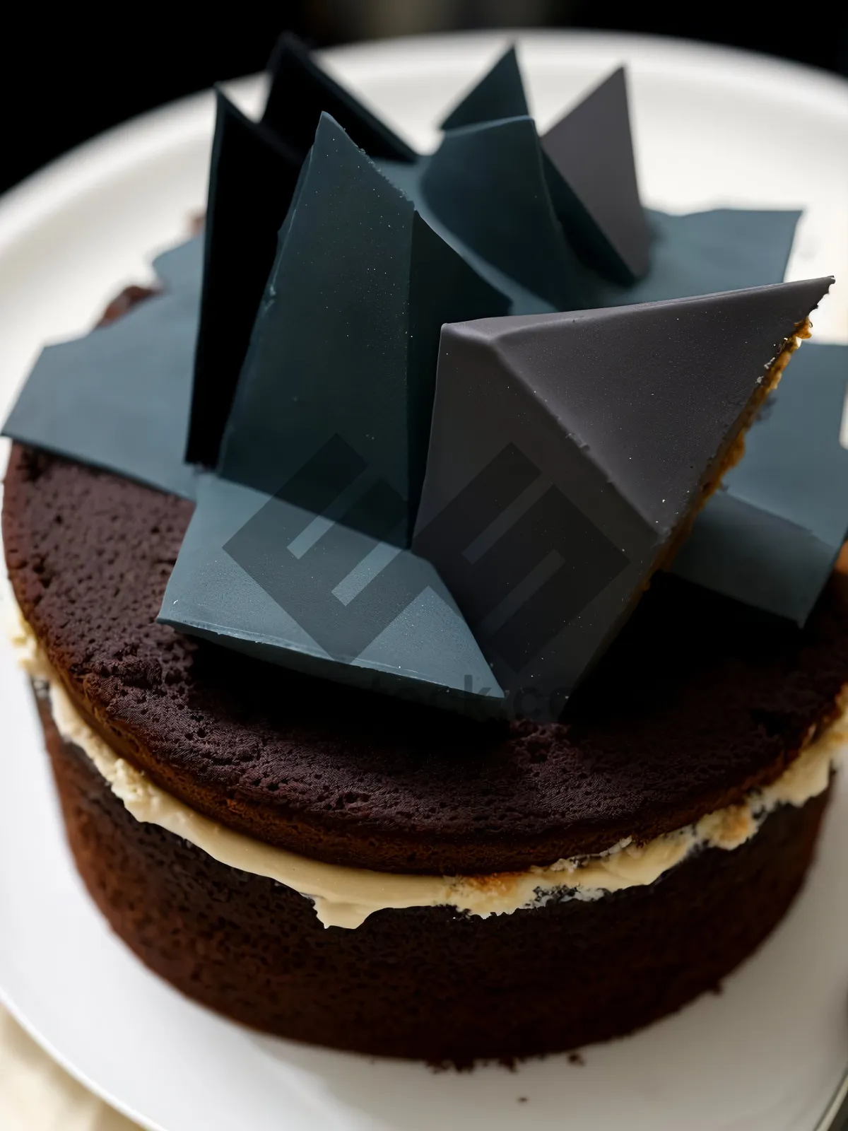 Picture of Delicious cake with national flag topping