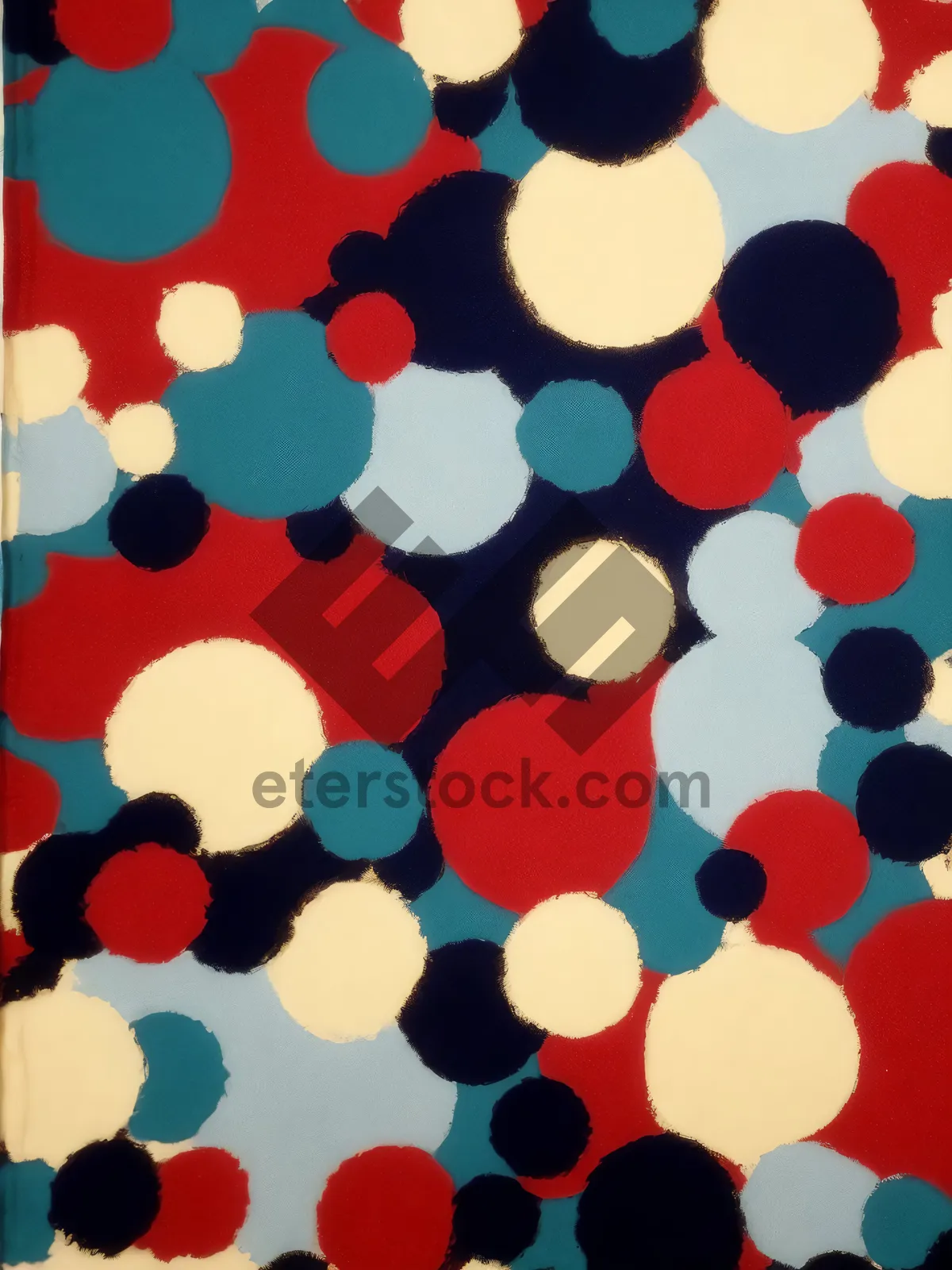 Picture of Vibrant Polka Dot Circle Ornament