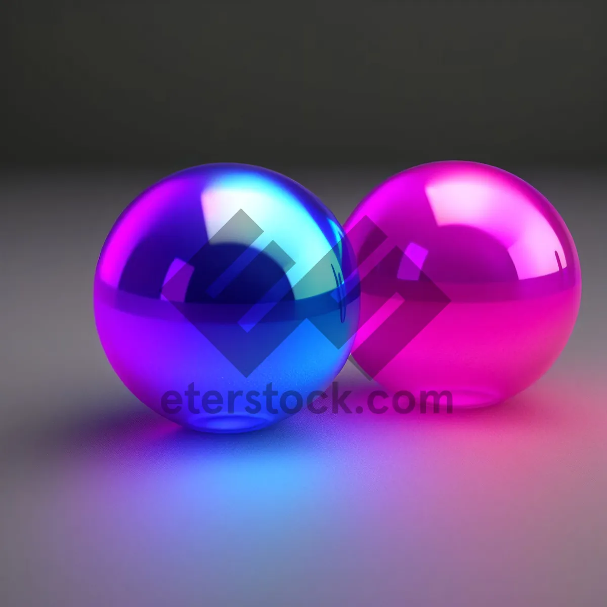 Picture of Colorful glossy buttons set in sphere shape
