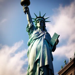 Iconic Statue of Liberty - Symbolizing Freedom and History