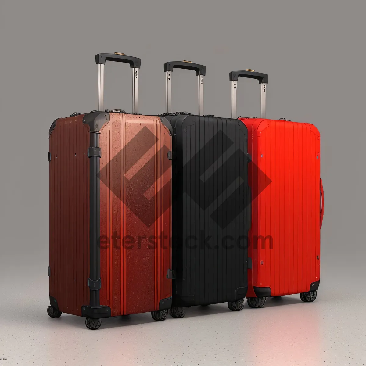 Picture of Metal briefcase luggage container - stylish and secure storage solution