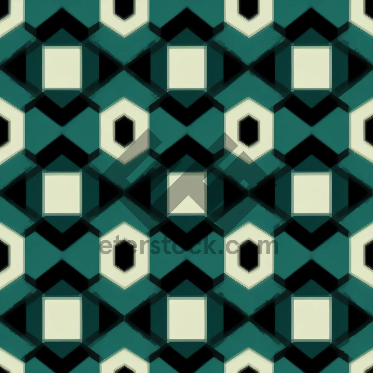 Picture of Geometric Square Pattern Design Texture - Modern Wallpaper