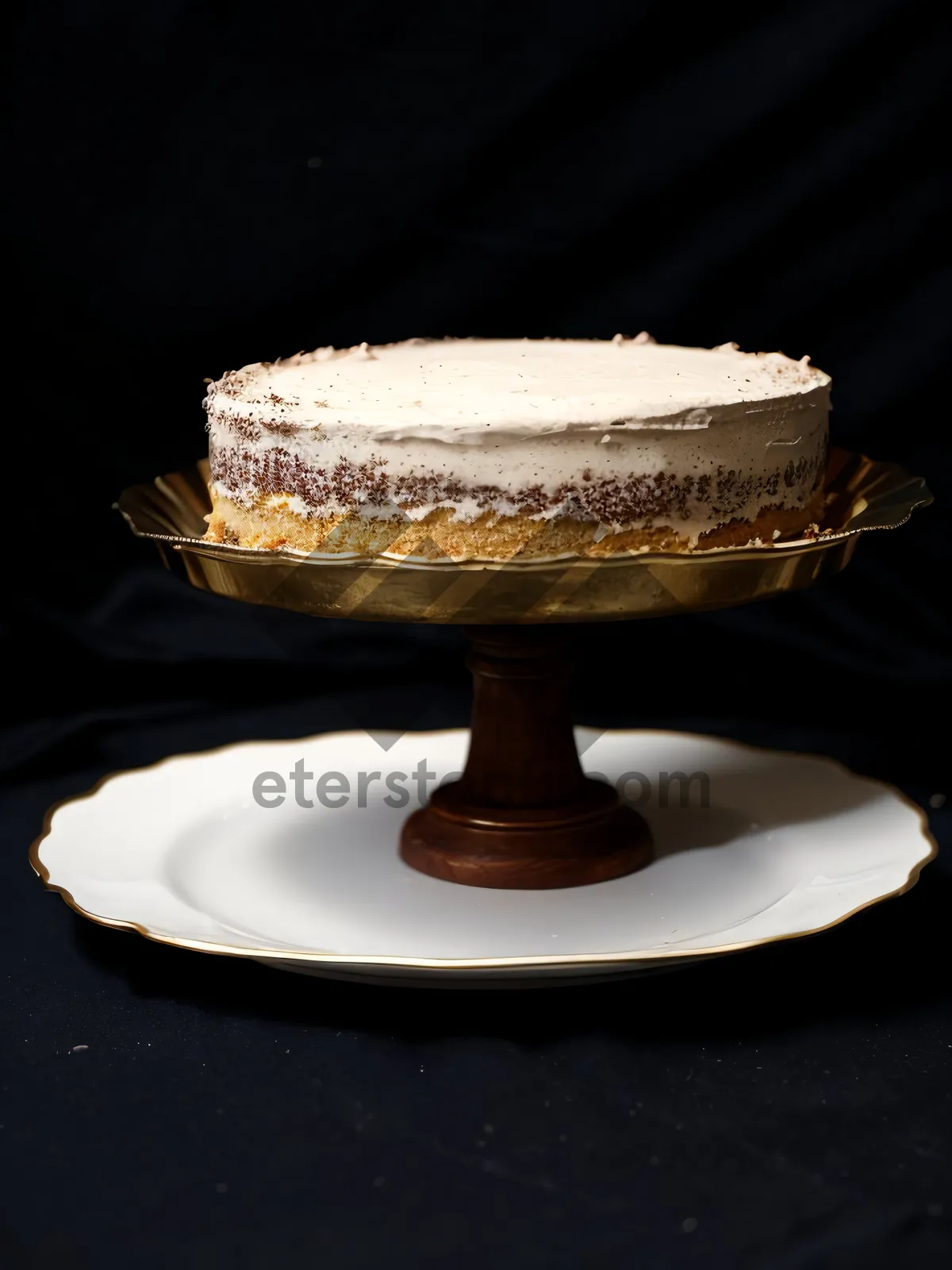 Picture of Decadent Espresso Chocolate Dessert in Glass Goblet.