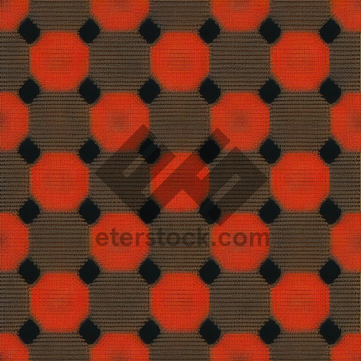 Picture of Geometric Black Checker Pattern Tile Design Backdrop