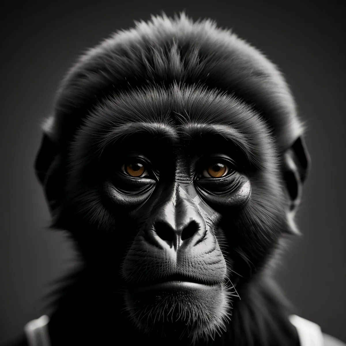 Picture of Wild Baby Gorilla - Adorable Primate Portrait