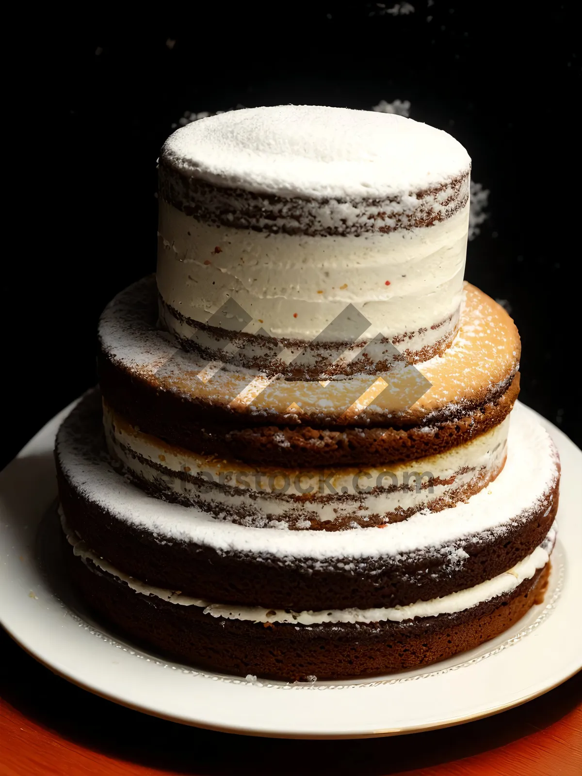 Picture of Delicious Chocolate Sombrero Cake with Nut and Bolt Fastener