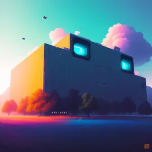 Cheering crowd at vibrant nighttime stadium