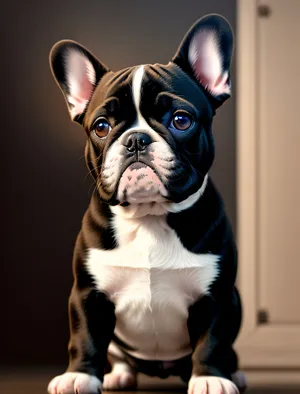 Adorable Bulldog Puppy - Brown Boxer Terrier