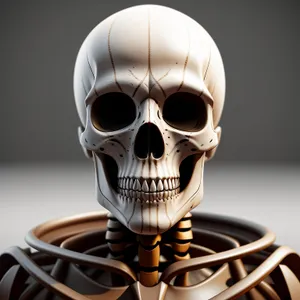 Terrifying Skull and Bones Anatomy – Spooky Pirate Mask