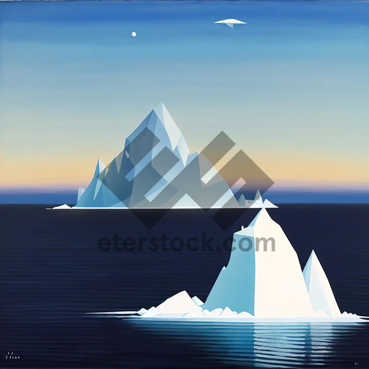 Picture of Tropical Seascape: Serene Horizon by the Coast