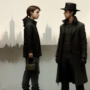 Happy graduate wearing academic gown and mortarboard