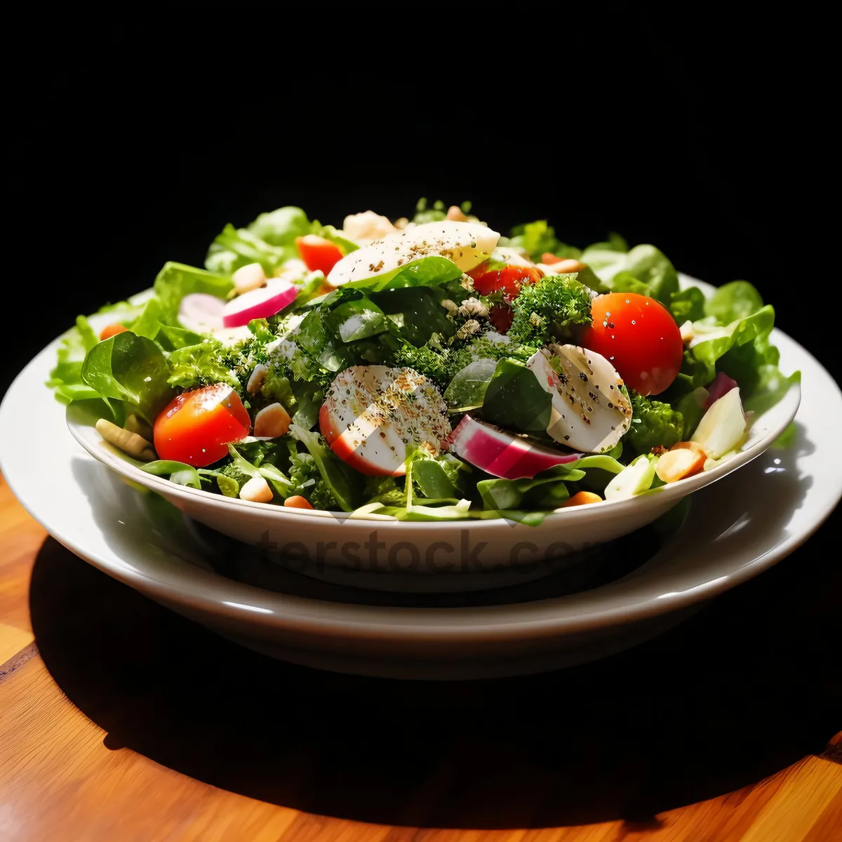 Picture of Gourmet Vegetable Salad with Fresh Cherry Tomatoes