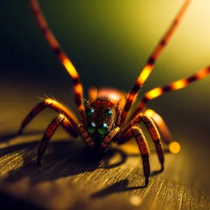 Black and Gold Garden Spider showcasing intricate web