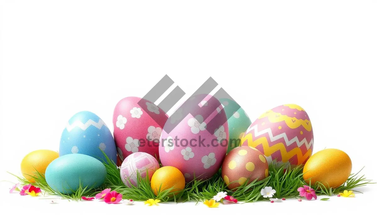 Picture of Colorful Easter Bunny Balloons for Celebration