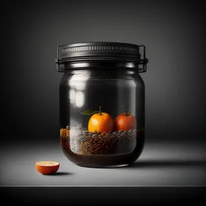 Healthy Citrus Pepper Conserve in Glass Jar