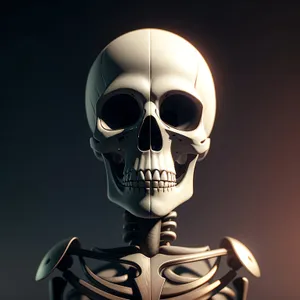 Spooky Skull Sculpture: Dead Pirate's Horrifying Anatomy