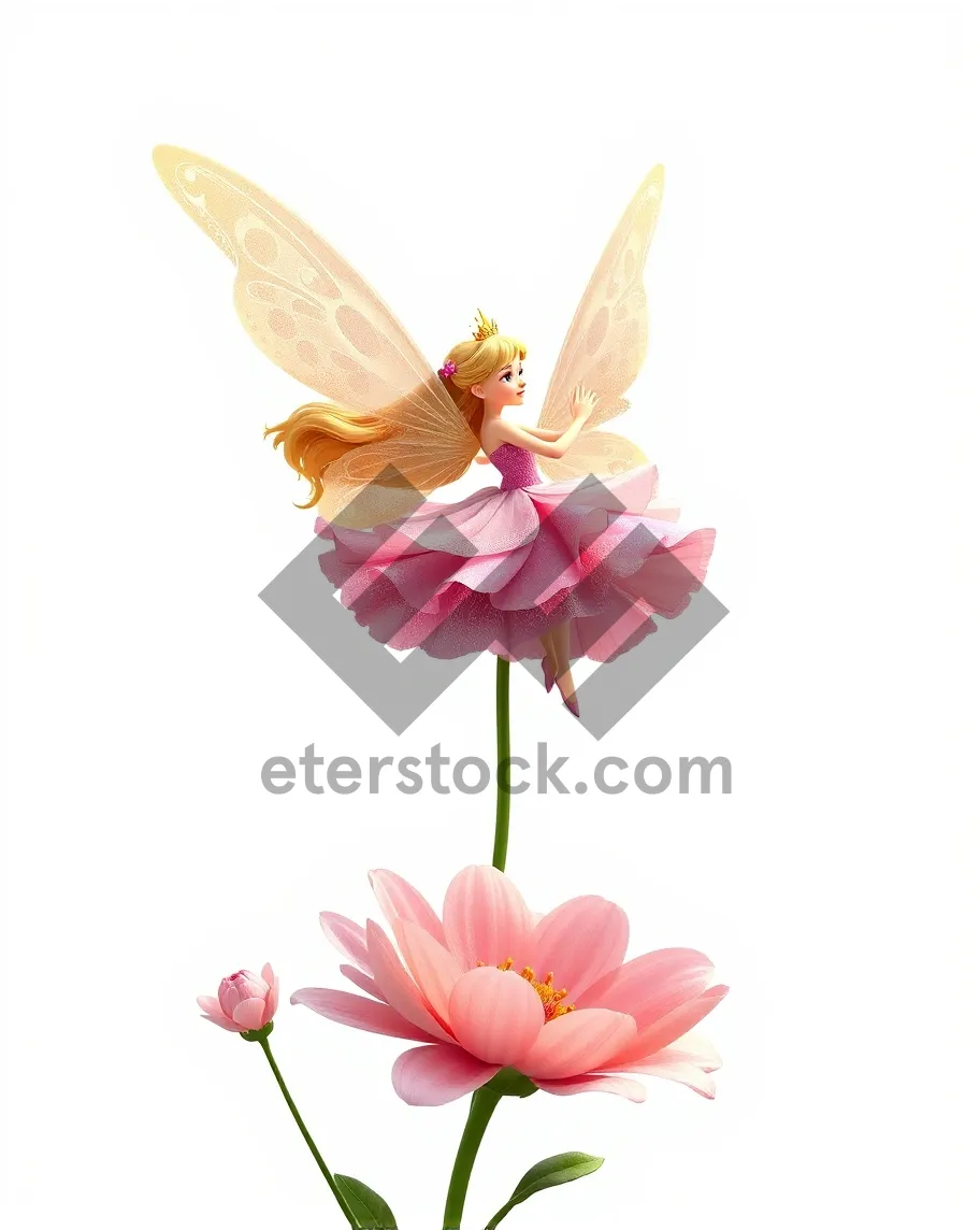 Picture of Pink Lotus Flower Blooming in Spring