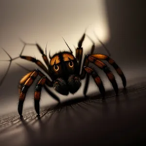 Wild Black Widow Spider - Fierce Arachnid Predator