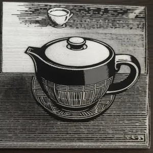 Black Traditional Dutch Oven Teapot - Kitchen Utensil