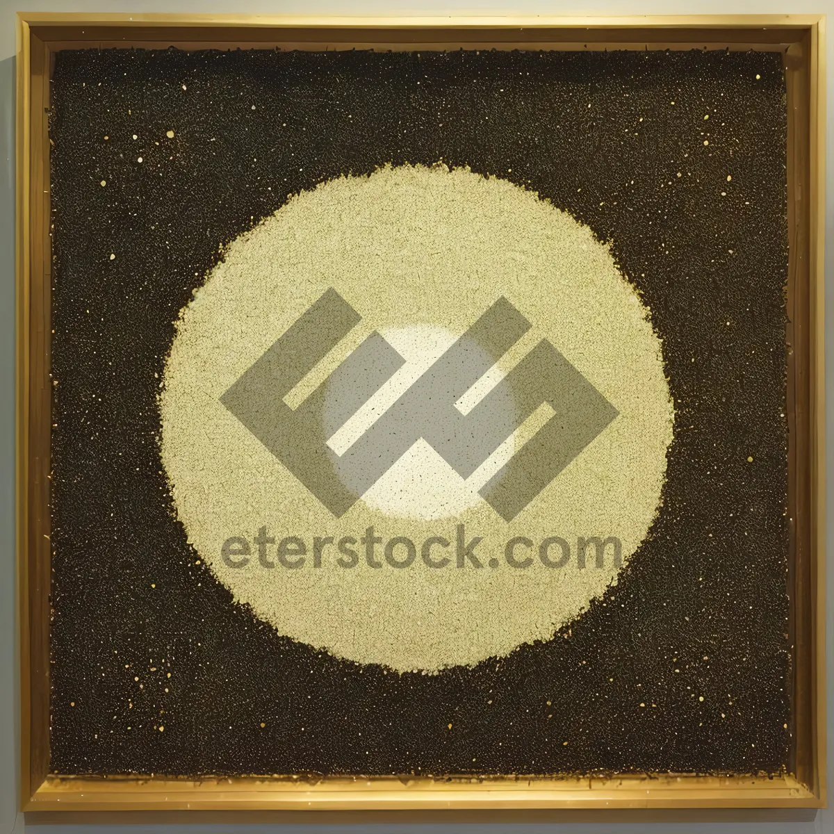 Picture of Vintage Grunge Chip Border on Chalkboard