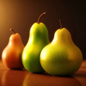 Juicy Yellow Pear - Ripe, Delicious, and Healthy