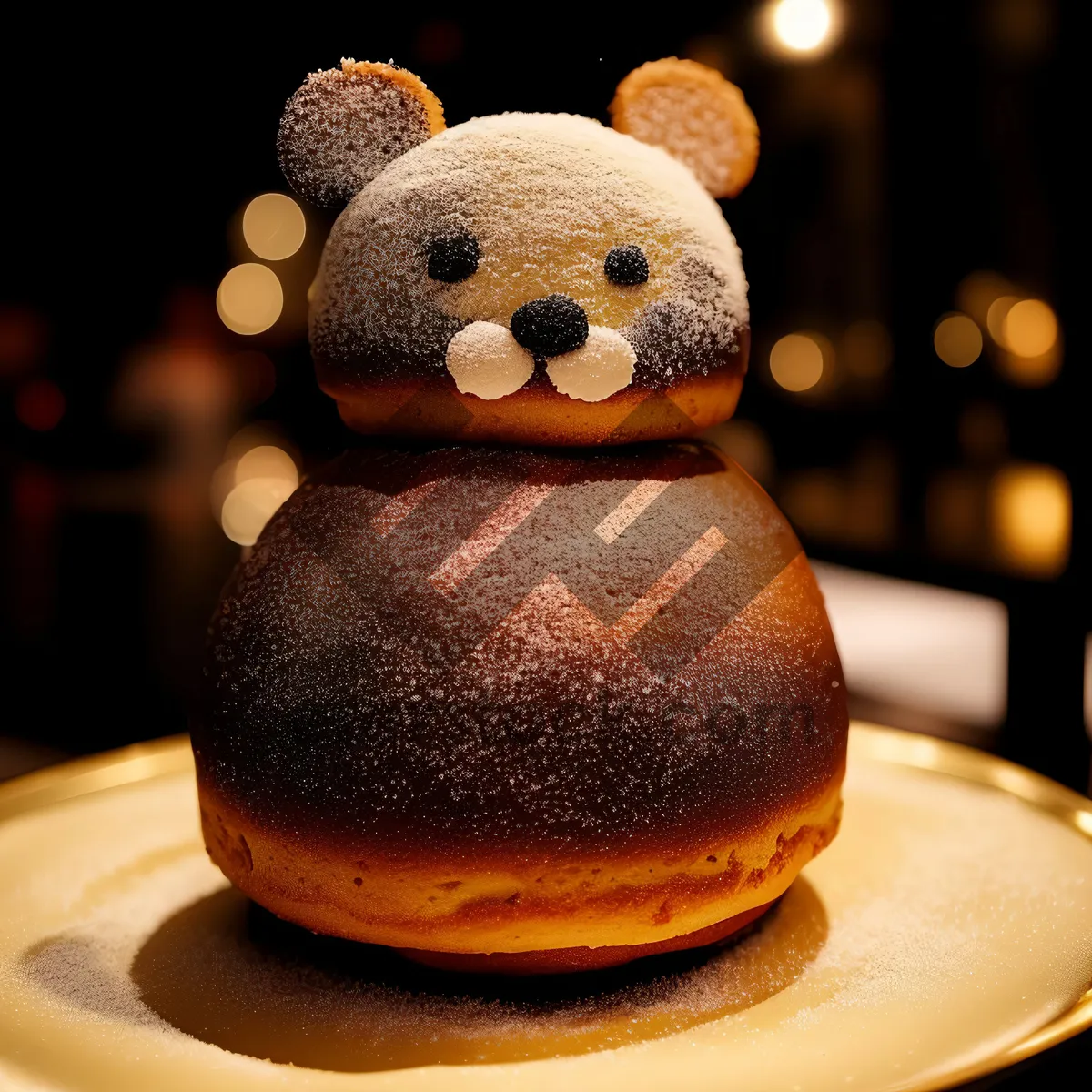 Picture of Sweet Teddy Bear Cake in Teapot Cup Container