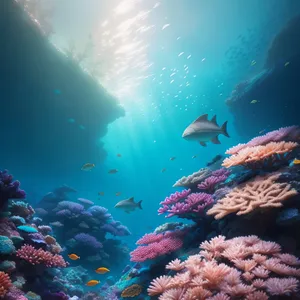 Vibrant Coral Reef Life Underwater