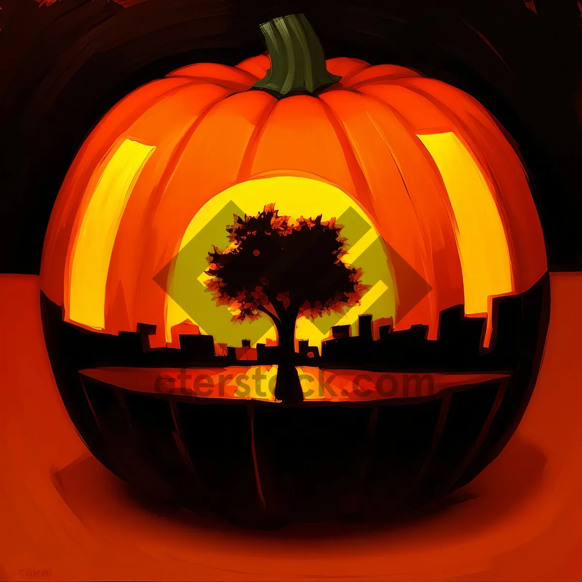 Picture of Spooky-Glow Jack-O'-Lantern