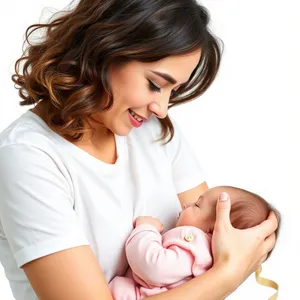 Happy Mother Smiling with Joyful Belly