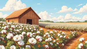 Spring Blossoms by the Barnyard Fence