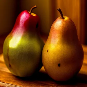 Ripe, Fresh Anchovy Pear - Juicy, Sweet Edible Fruit