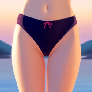 Seductive Beach Body in Attractive Panties