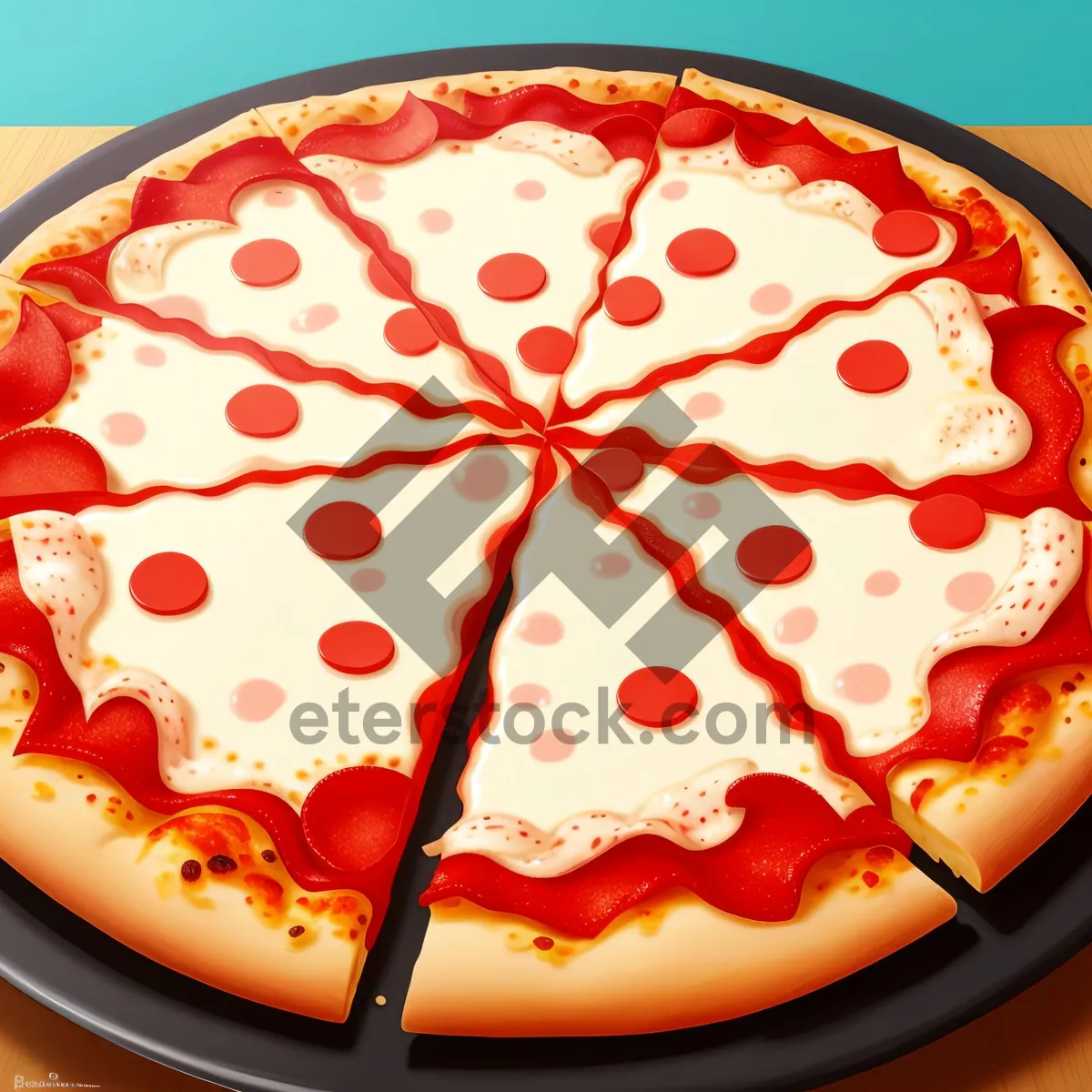 Picture of Delicious Gourmet Cheese Pizza Slice