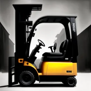 Industrial Cargo Forklift Truck: Efficient Transportation Machine