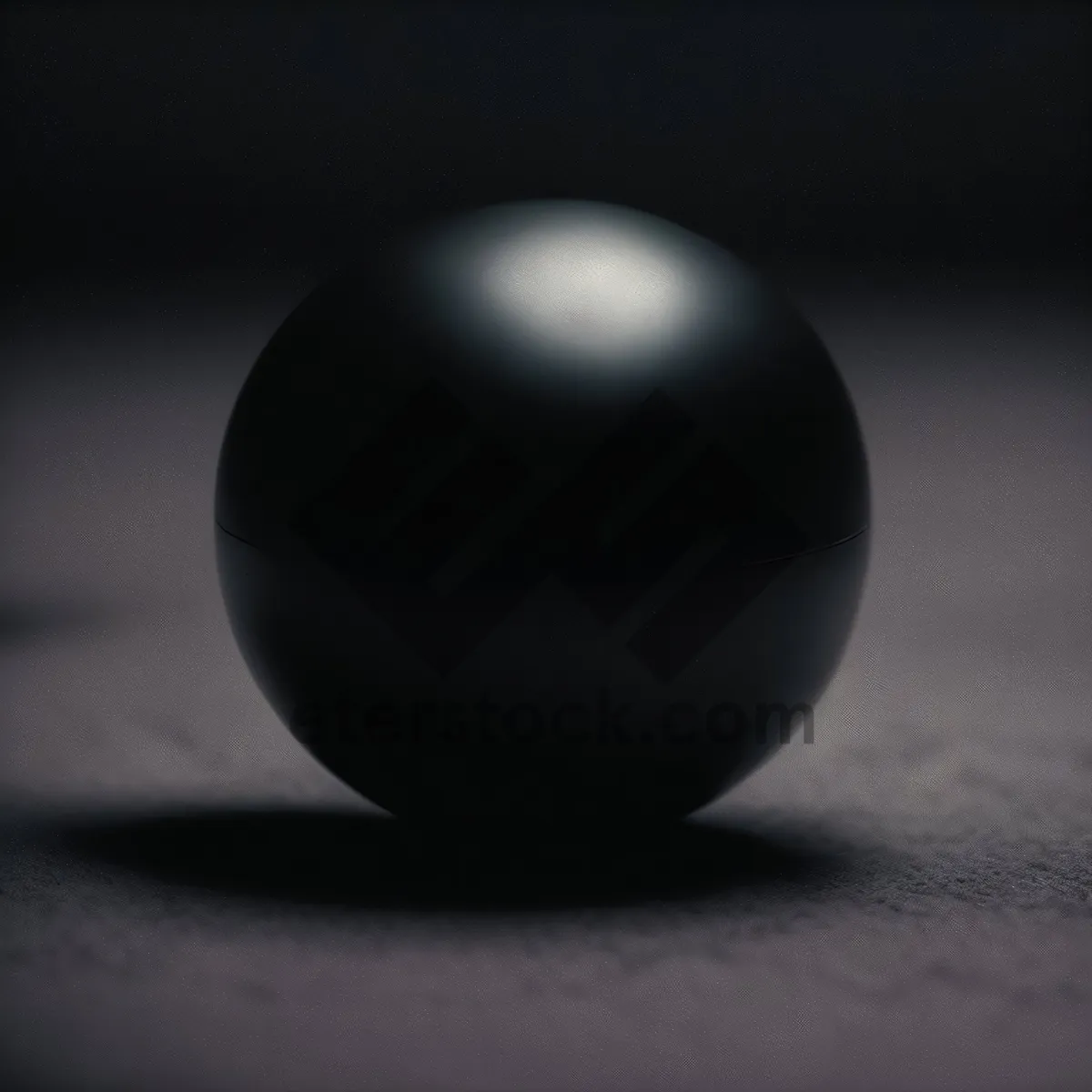 Picture of Round Pool Table Ball on Table