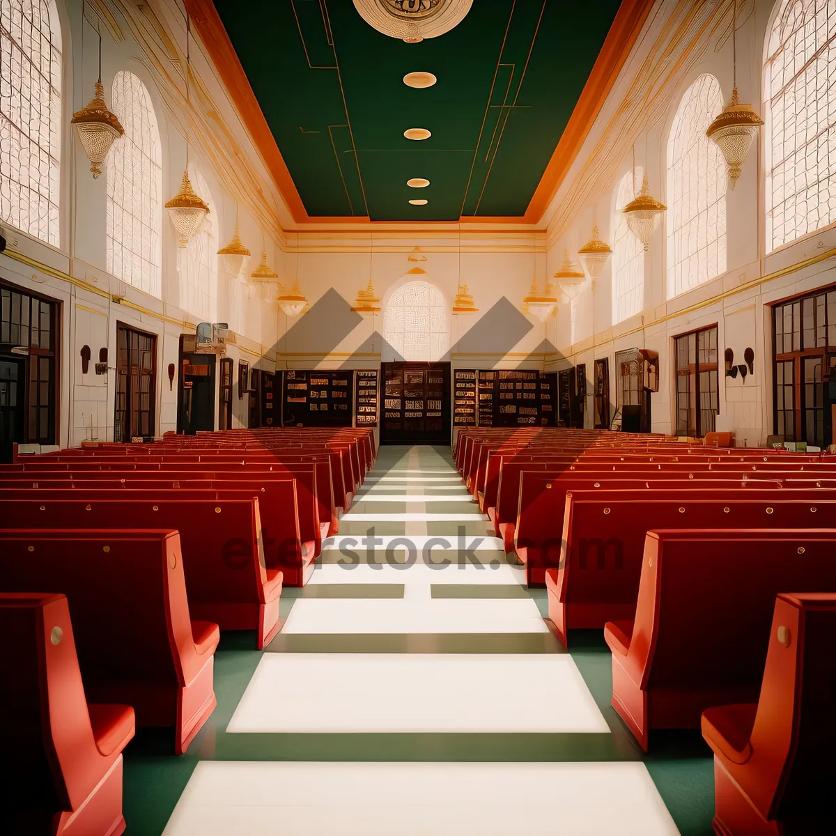 Picture of Old Library Hall - Classic Architecture, Interior, and Light