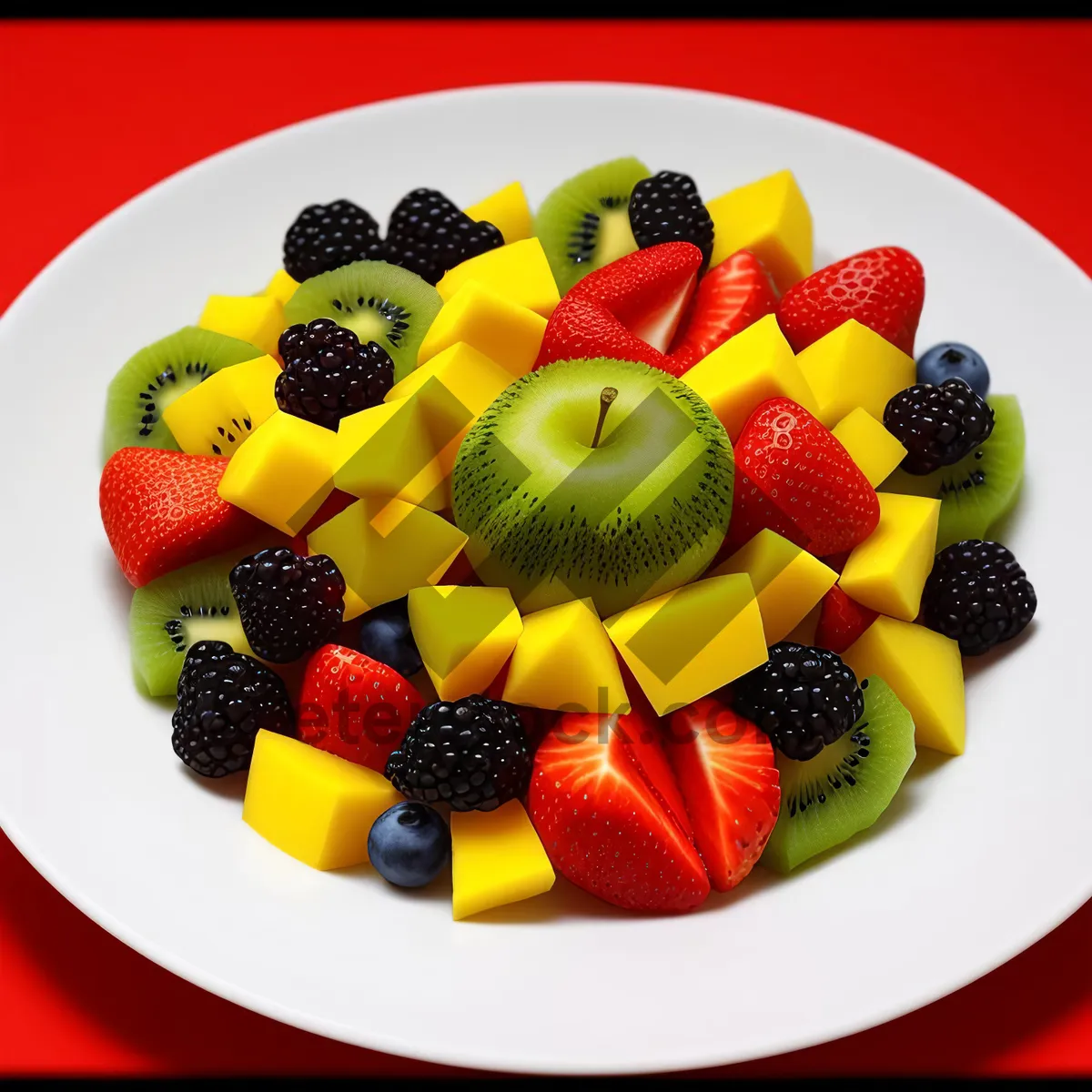 Picture of Organic Berry Plate - Sweet & Nutritious Breakfast