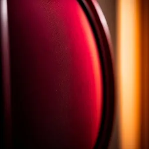 Futuristic Energy Wave in Red Wine: Digital Fractal Art