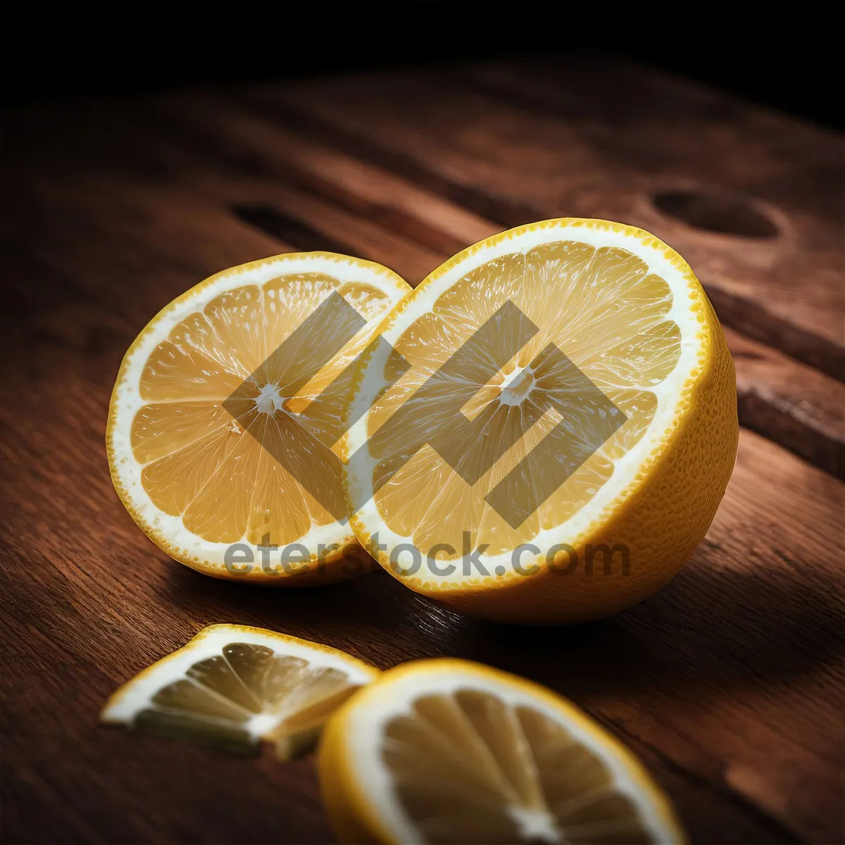 Picture of Fresh Citrus Breakfast Plate with Various Fruits