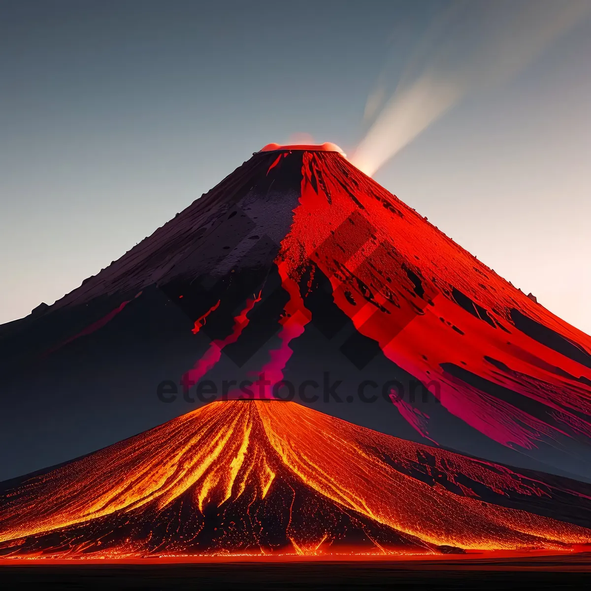 Picture of Firescape: Elemental Artistry in Volcanic Landscape