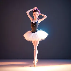 Graceful Ballerina: A Captivating Dance Creation