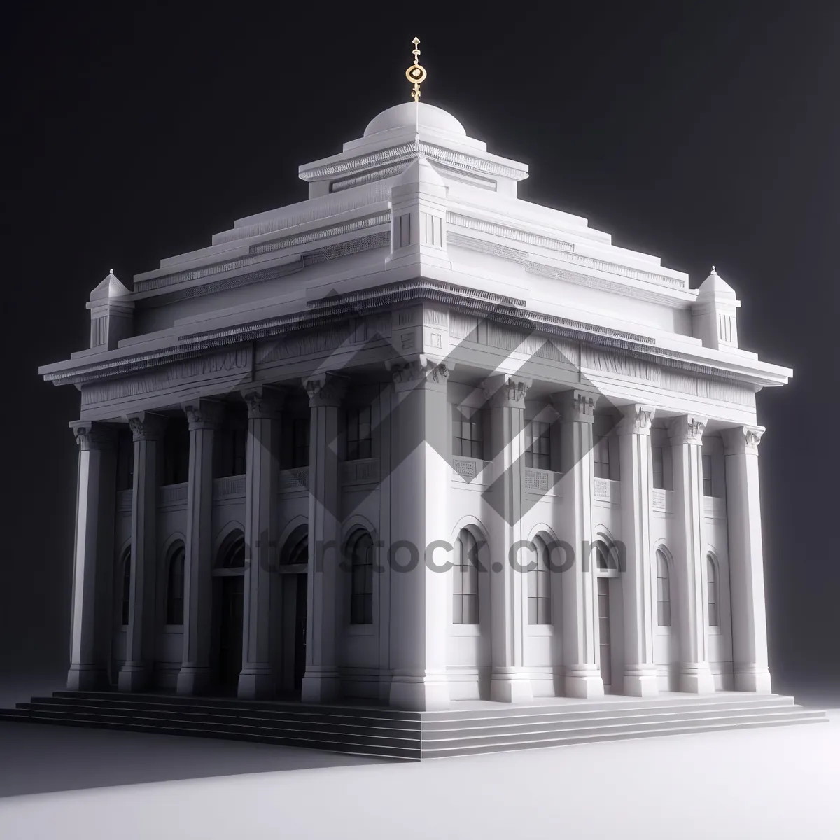 Picture of Majestic Government Building with Iconic Columns