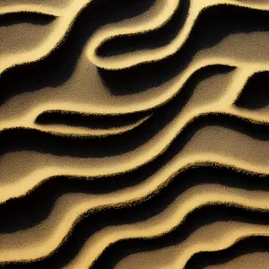 Fluid Black Silk Swirl - Abstract Fabric Fractal Design
